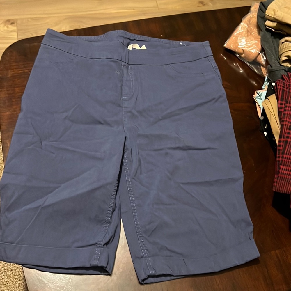 Blue capris size large